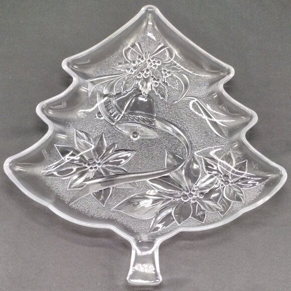 NEW Home Beautiful Happy Holidays Christmas Tree Server Platter~ 13.5 inches - Picture 4 of 13